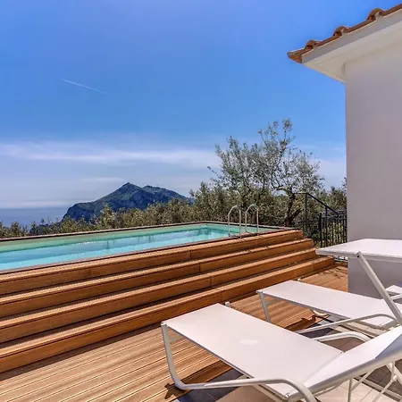 Villa Rusinella Minimalist Retreat With Sea Views Massa Lubrense